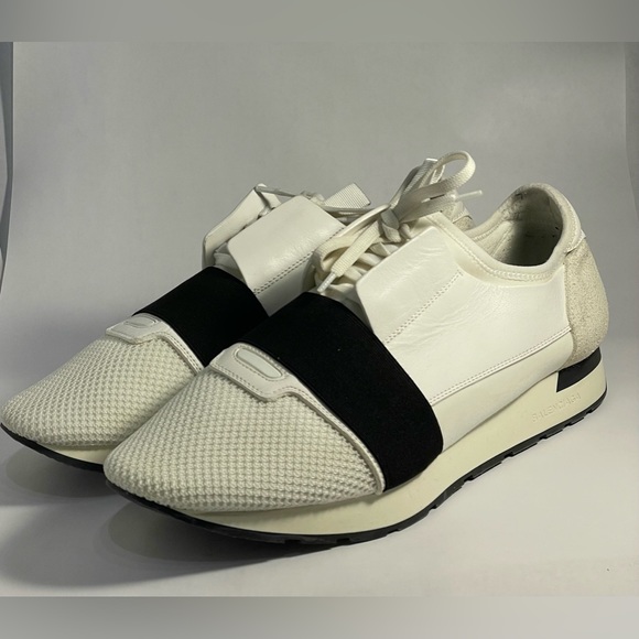 BALENCIAGA - Race Runner Sneakers White - Picture 2 of 7